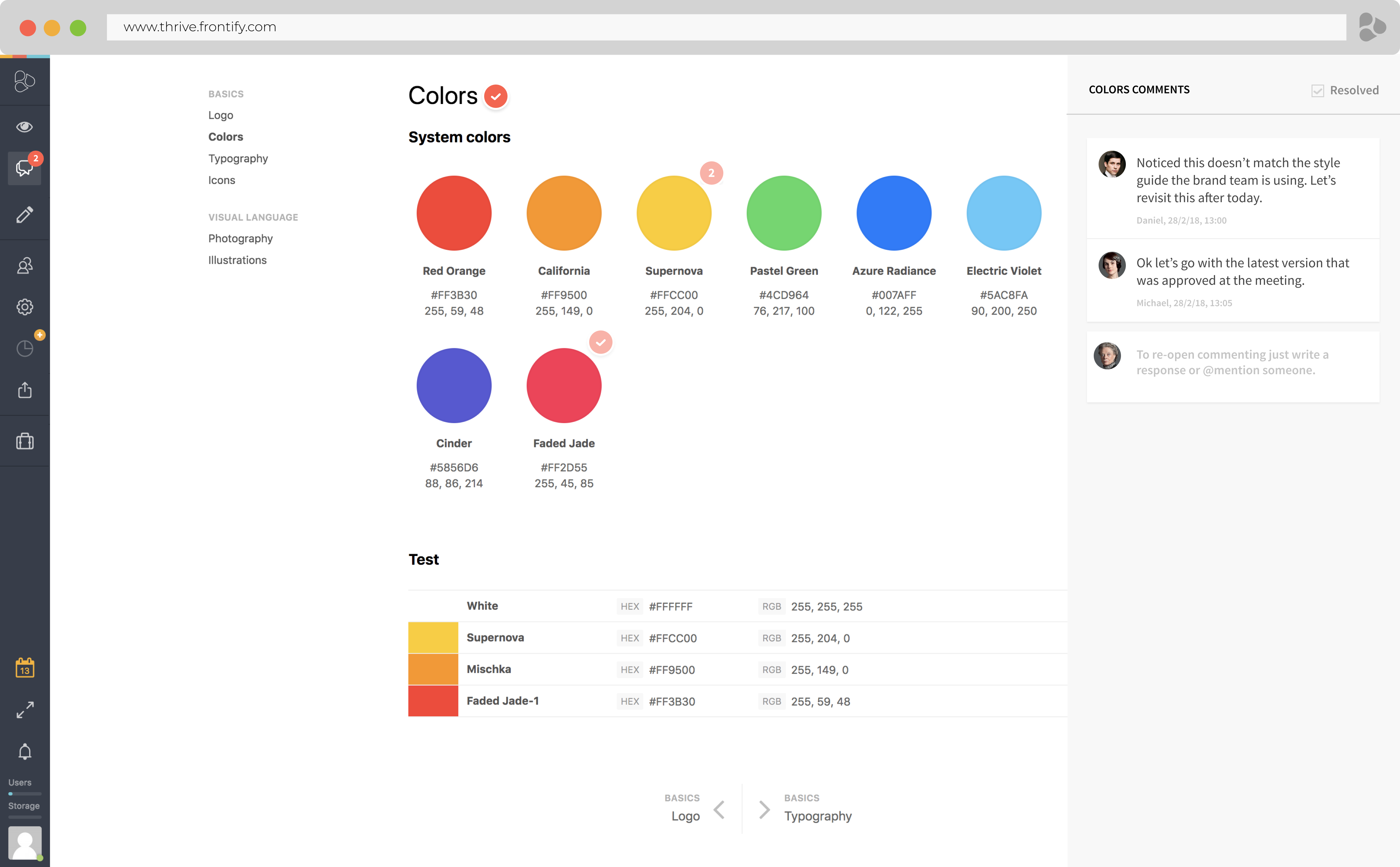 Style guide audit resolved