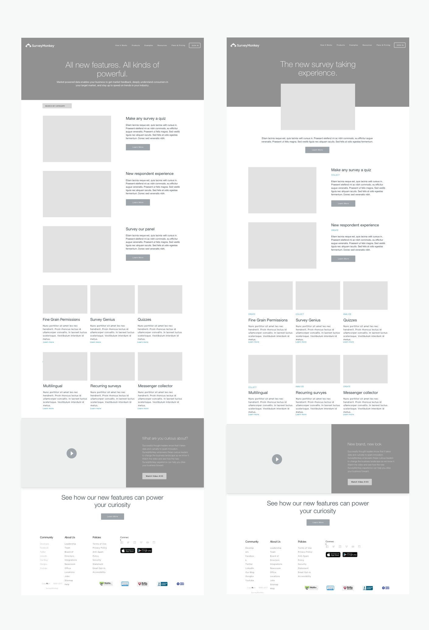 Wireframes